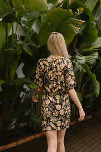 Vestido Midi Brigite gold